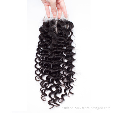 Wet and Wavy Human Hair HD Lace Closure 4x4 Wholesale 10a Brazilian Cuticle Aligned Raw Virgin Hair